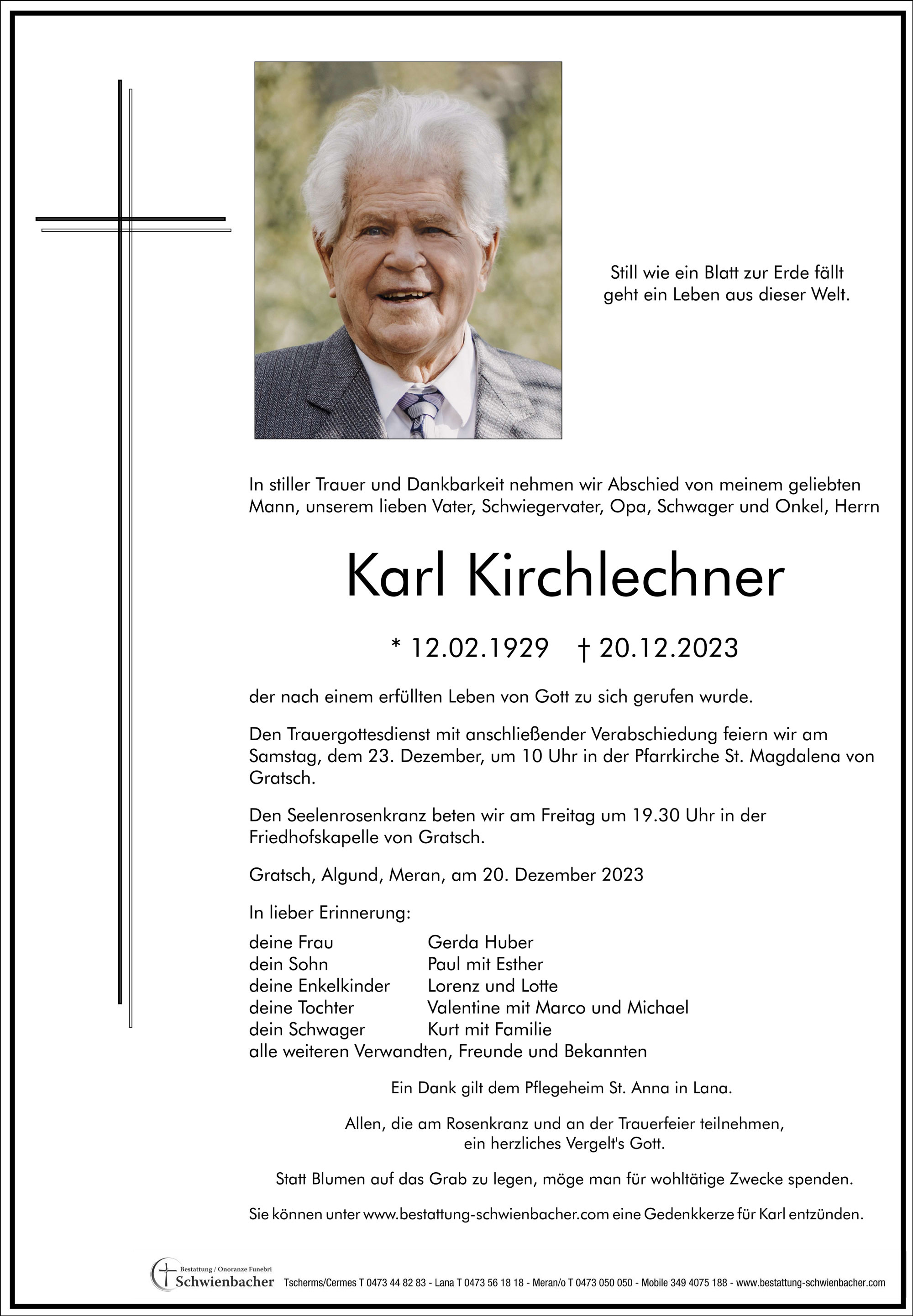 Parte: Karl Kirchlechner 