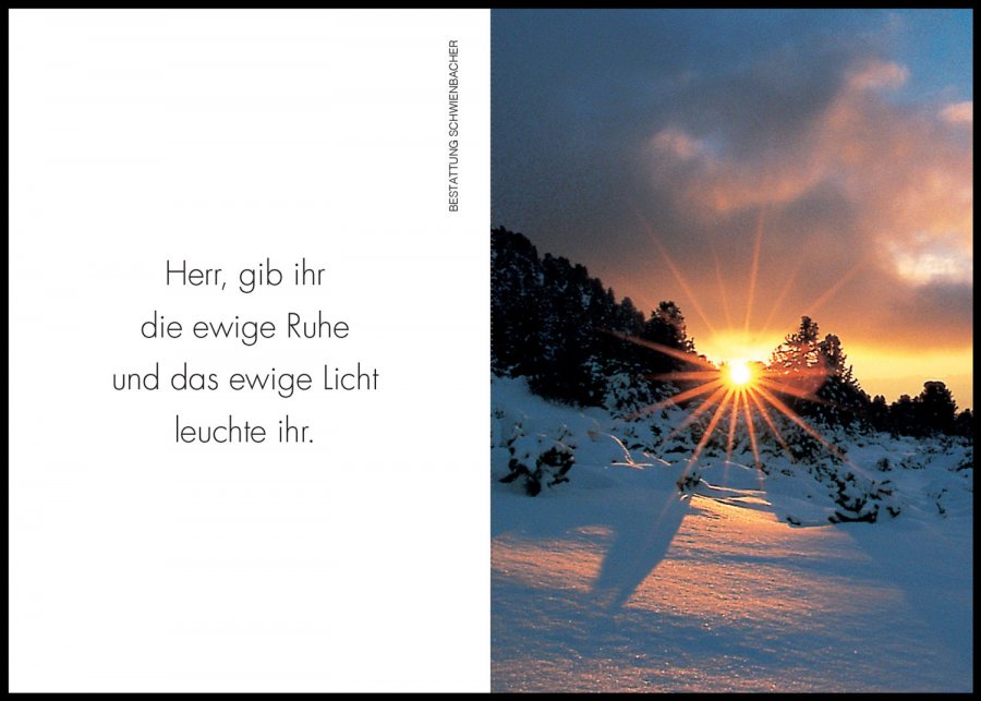 Sterbebild: Antonia Wwe. Stanger geb. Ennemoser