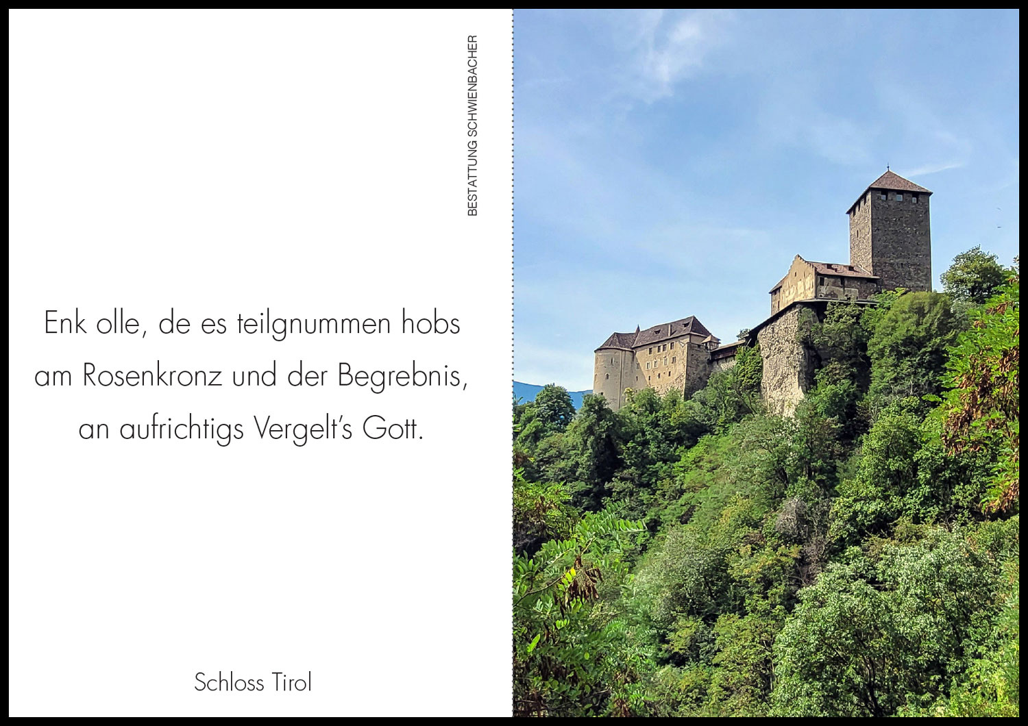 Sterbebild: Franz Josef Mair