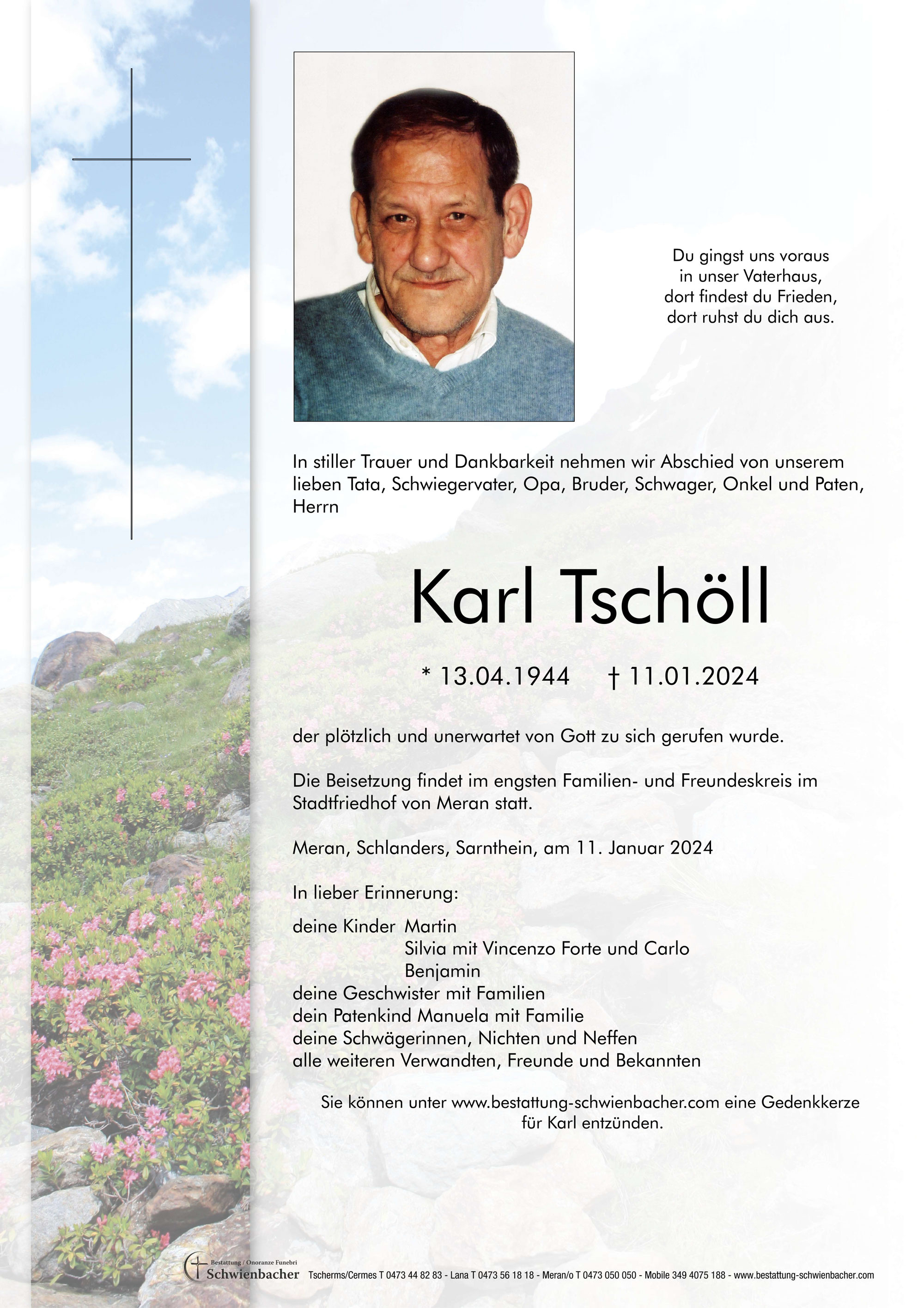 Parte: Karl Tschöll 