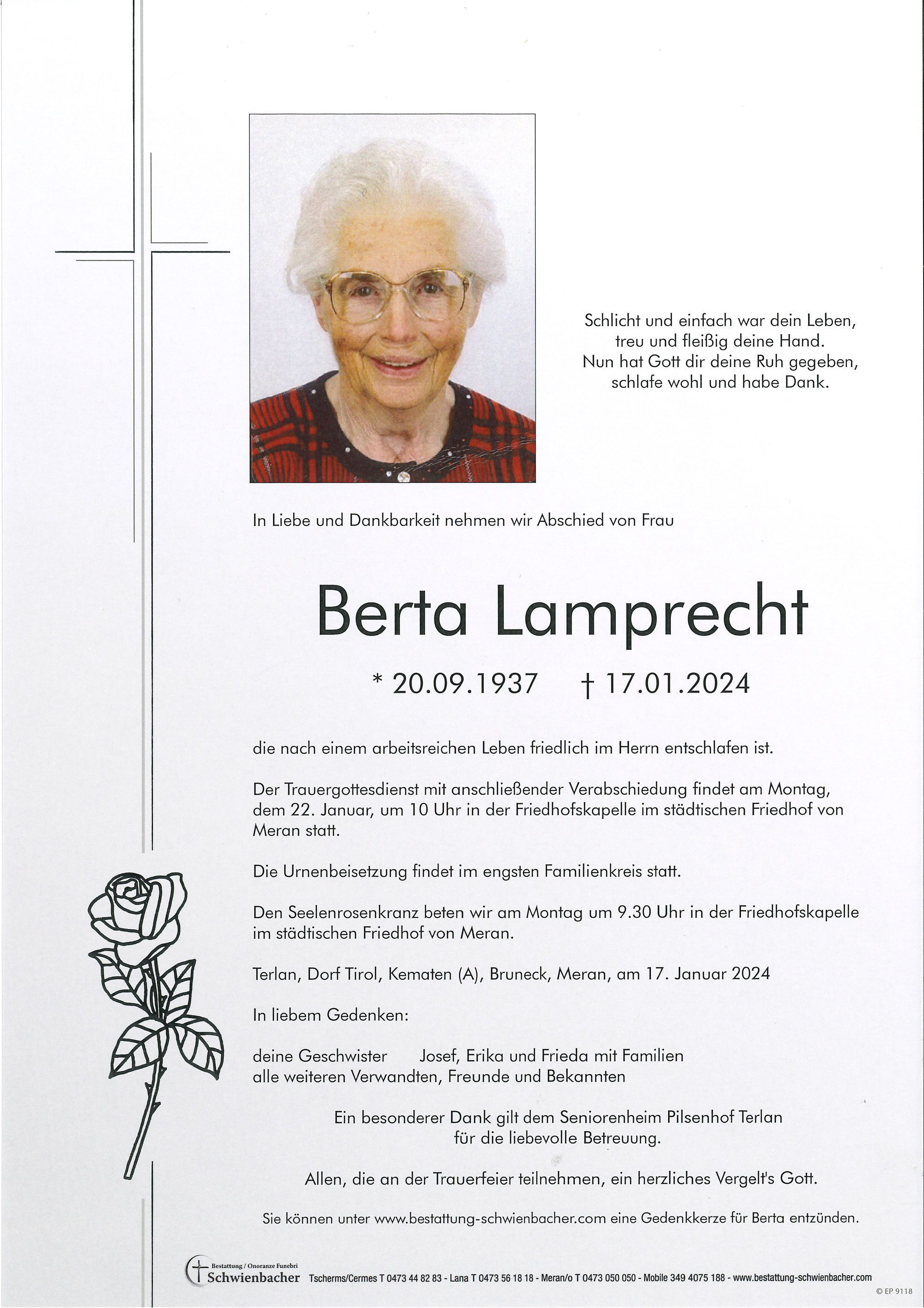 Parte: Berta Lamprecht 