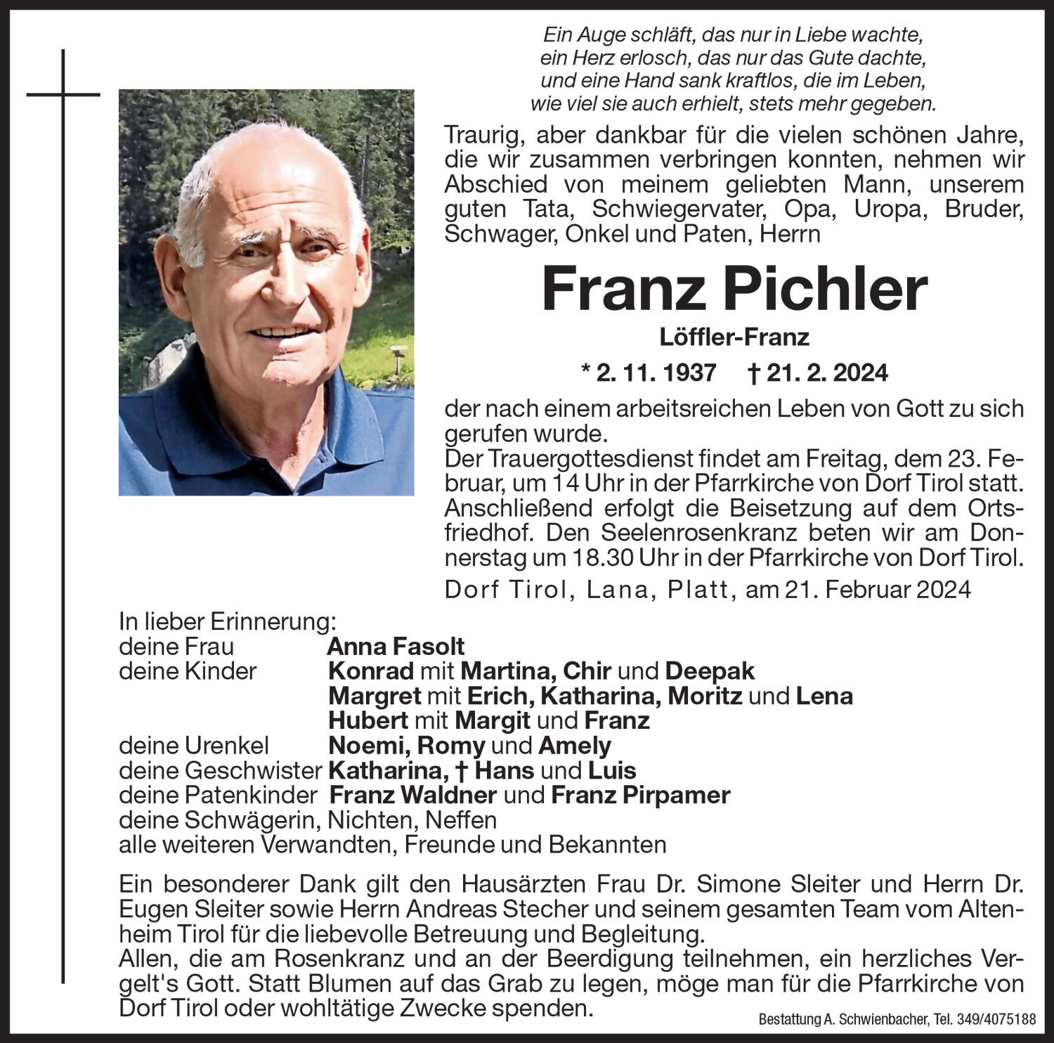 Medien: Franz Pichler