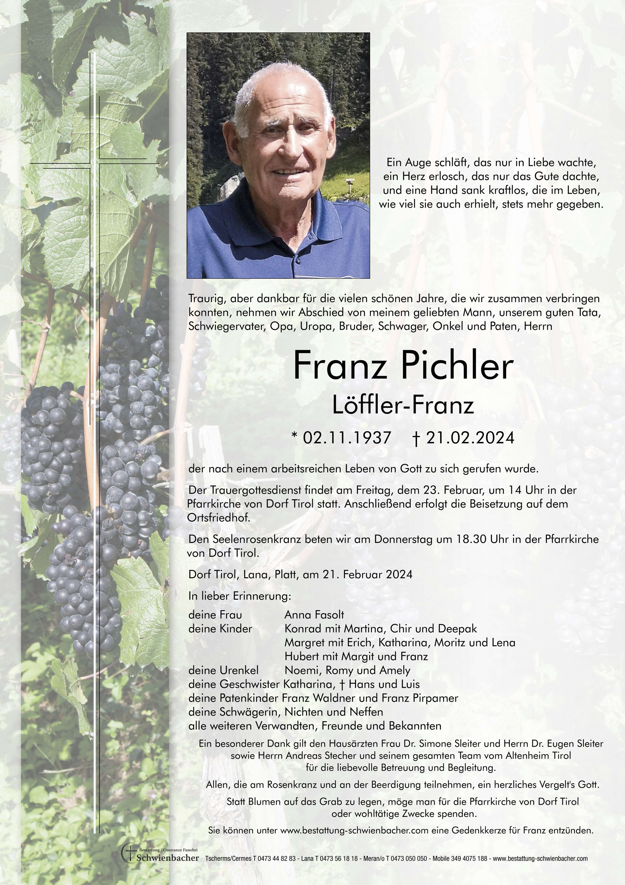 Parte: Franz Pichler 