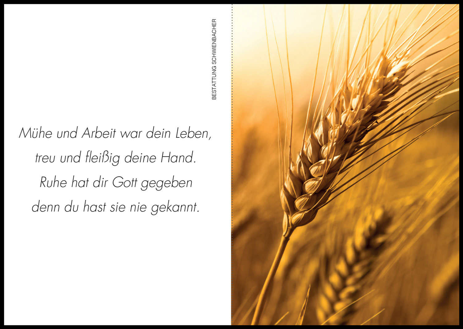 Sterbebild: Hermann Unterholzner