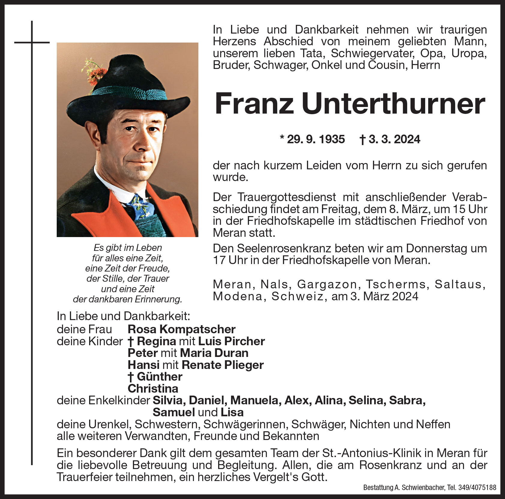 Medien: Franz Unterthurner
