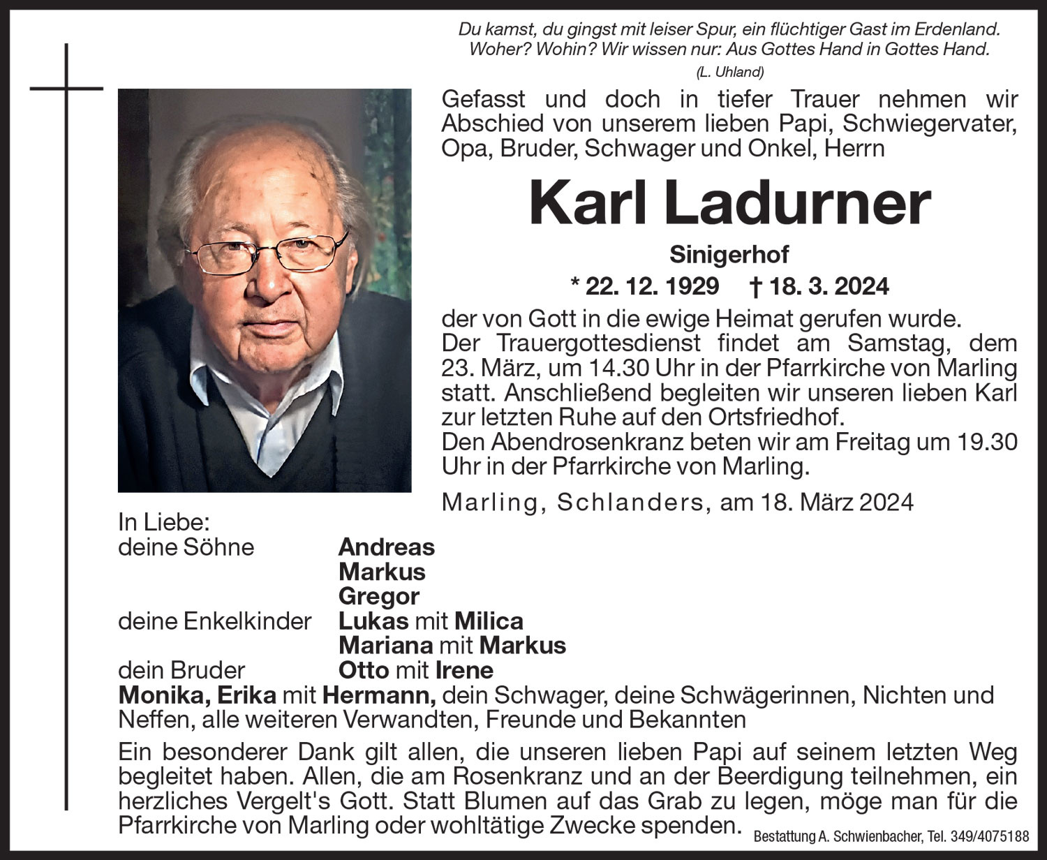 Medien: Karl Ladurner