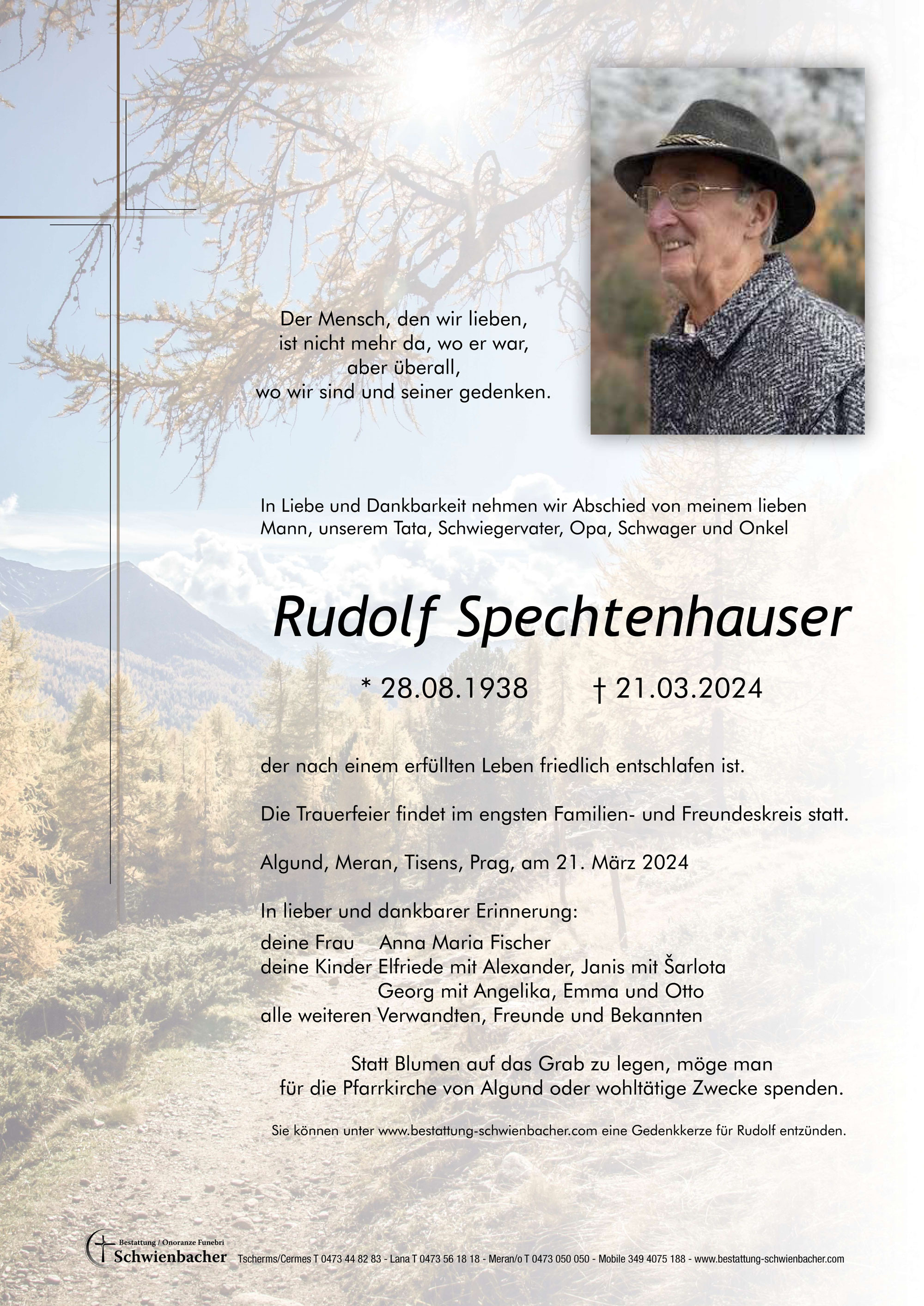 Parte: Rudolf Spechtenhauser 