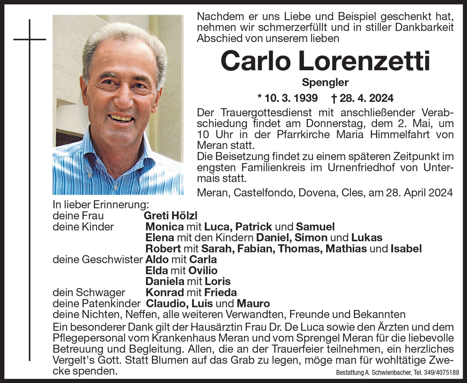 Medien: Carlo Lorenzetti
