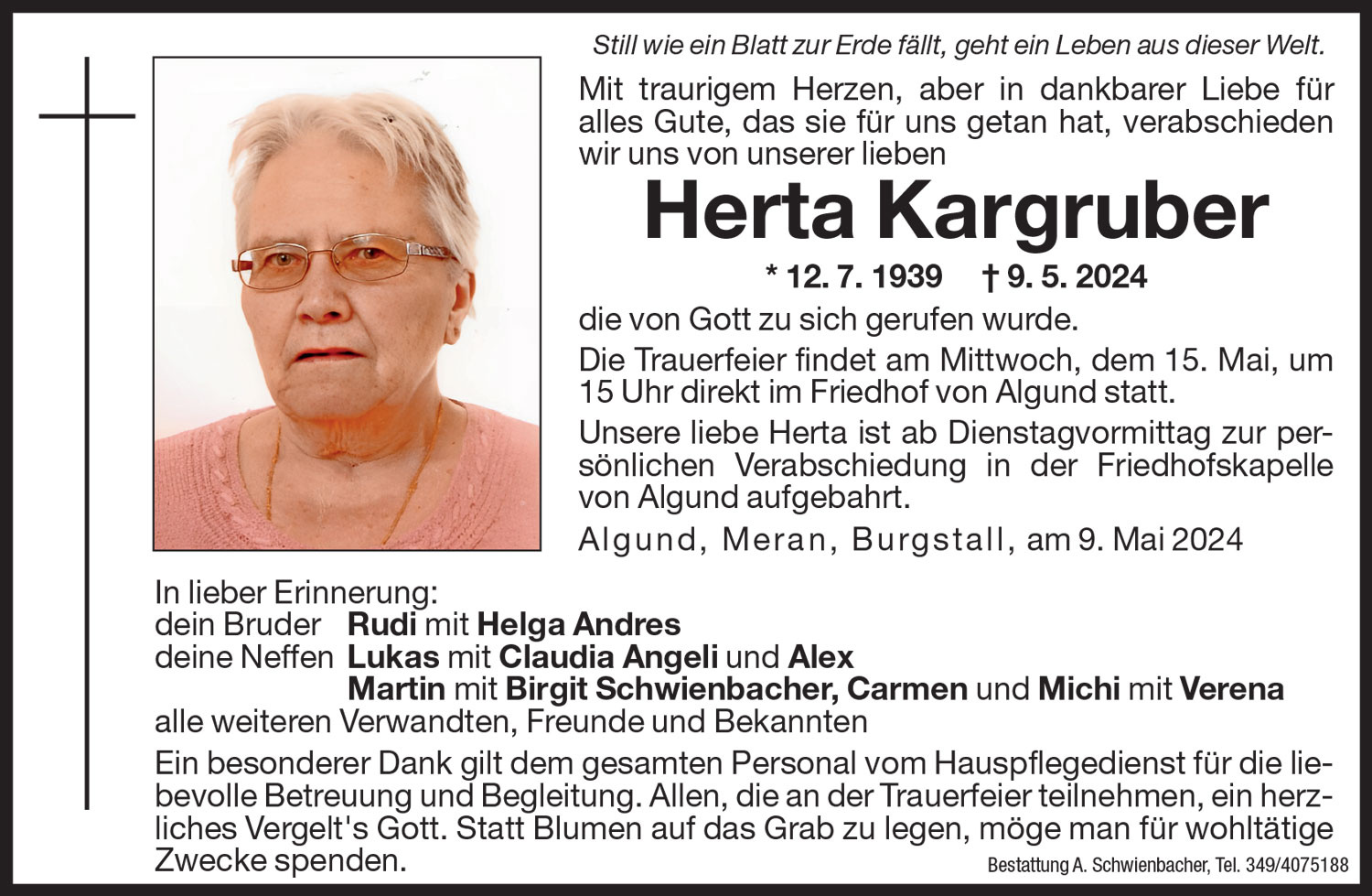 Medien: Herta Kargruber