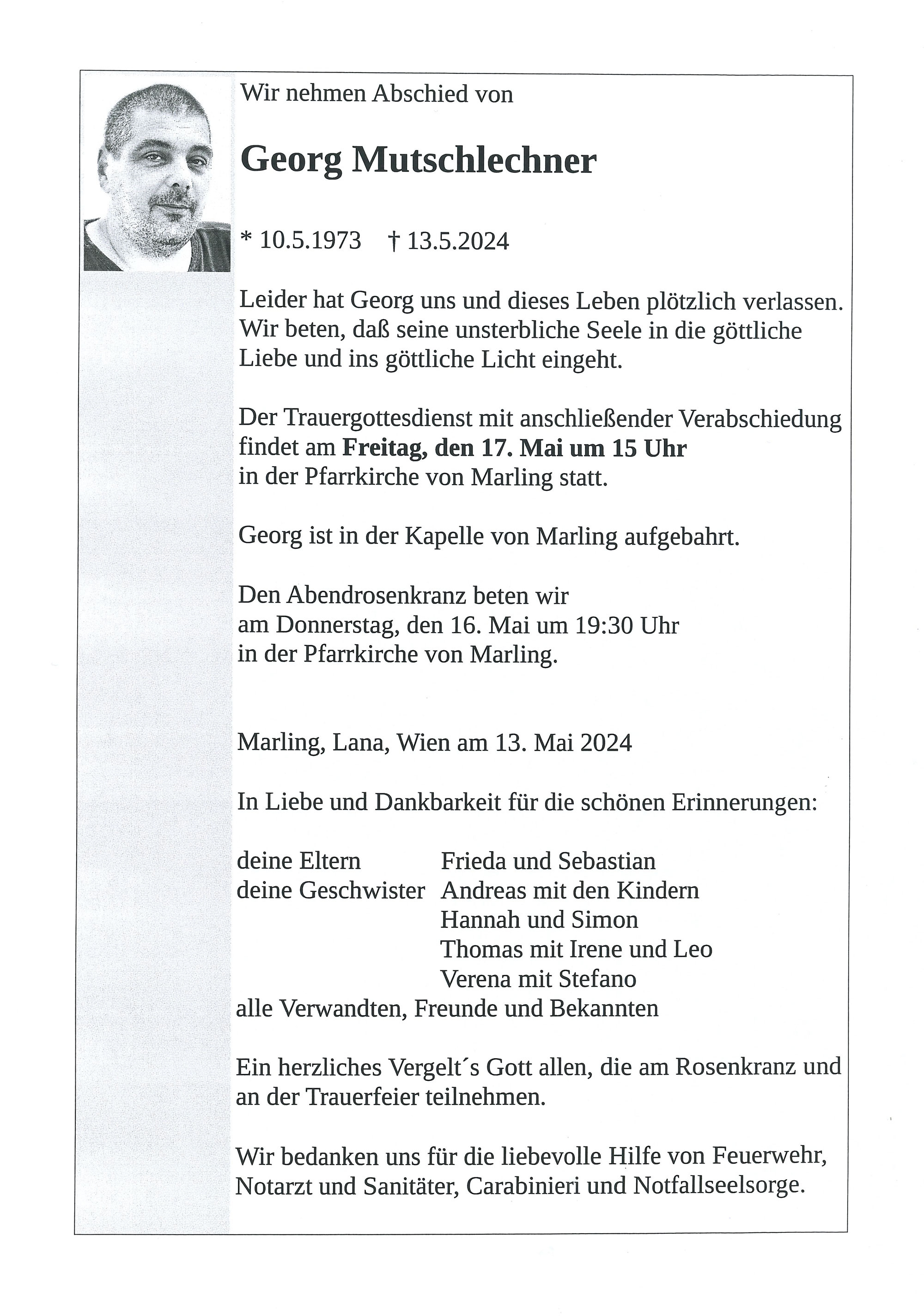 Parte: Georg Mutschlechner 