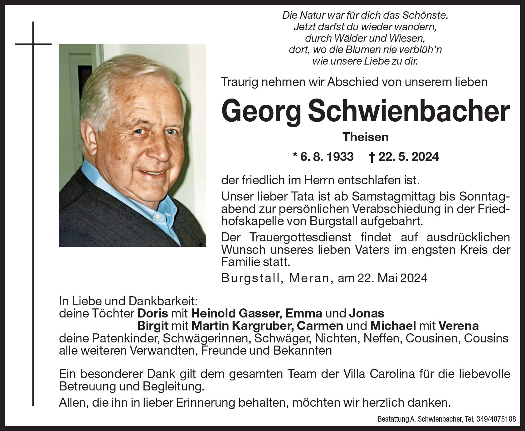 Medien: Georg Josef Schwienbacher