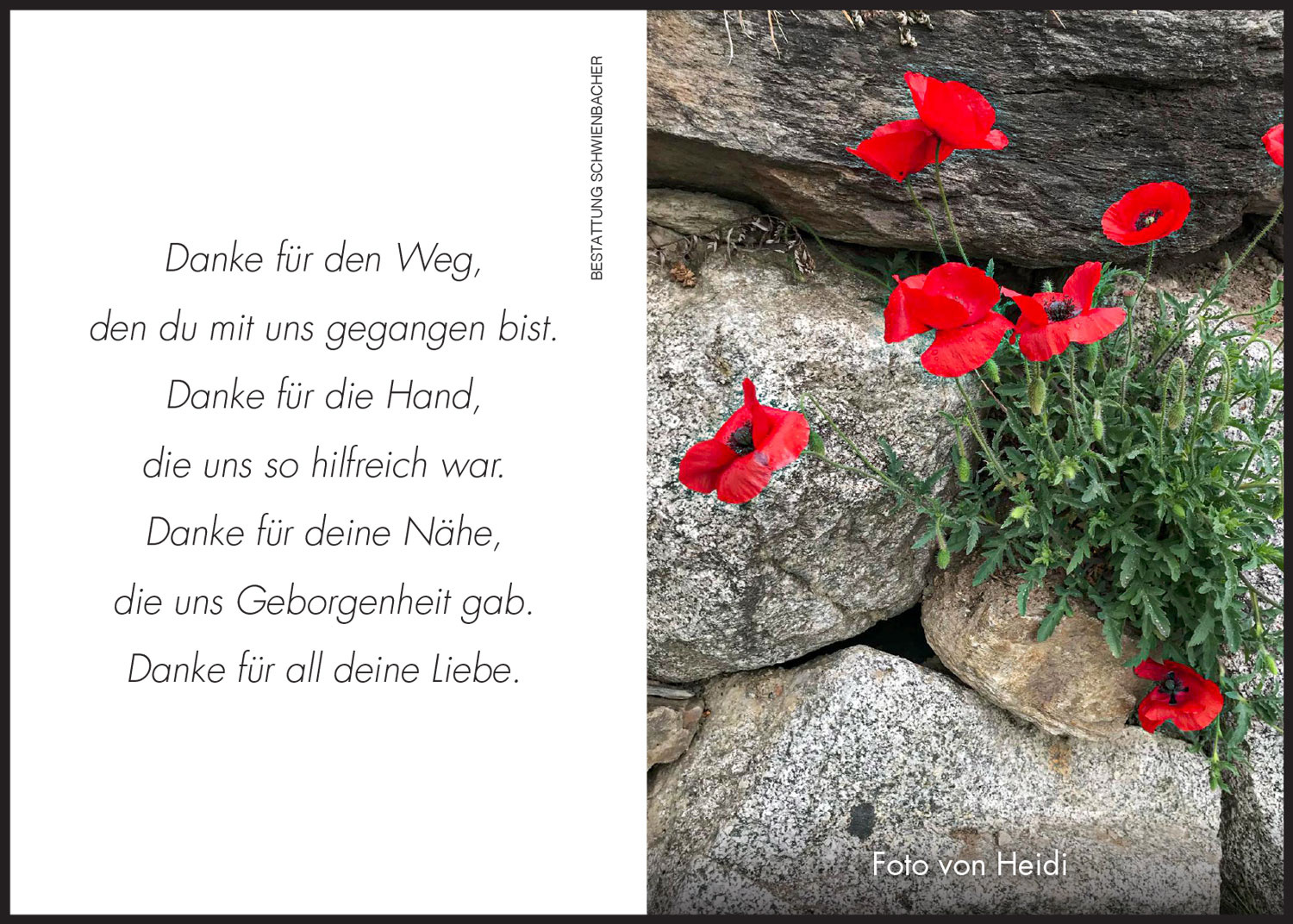 Sterbebild: Heidi Wwe. Tappeiner geb. Cagol