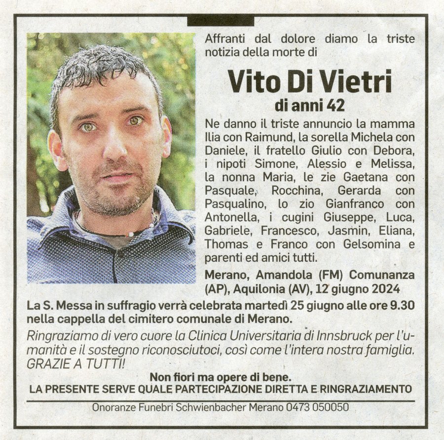 Medien: Vito Di Vietri