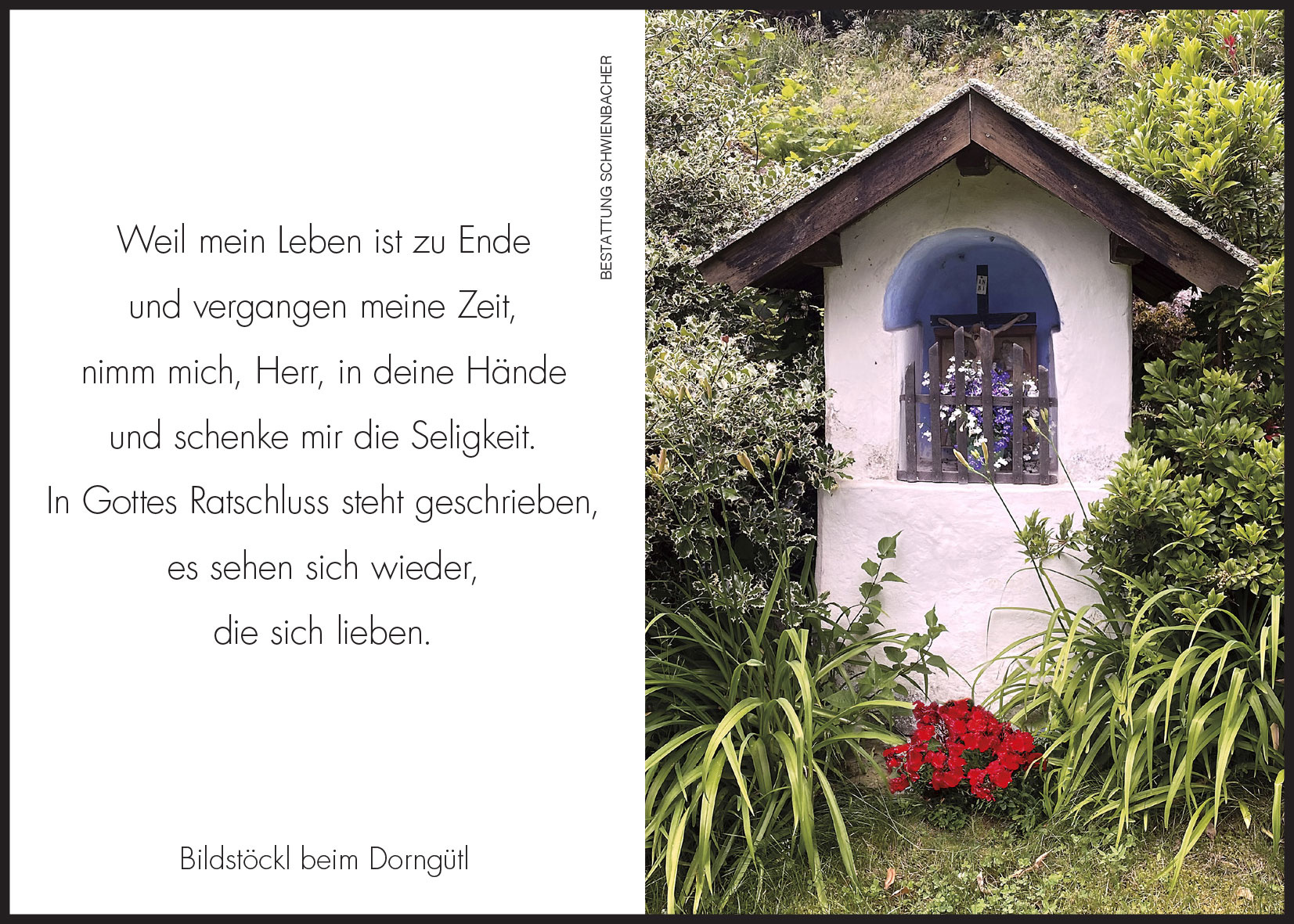 Sterbebild: Josef Gruber