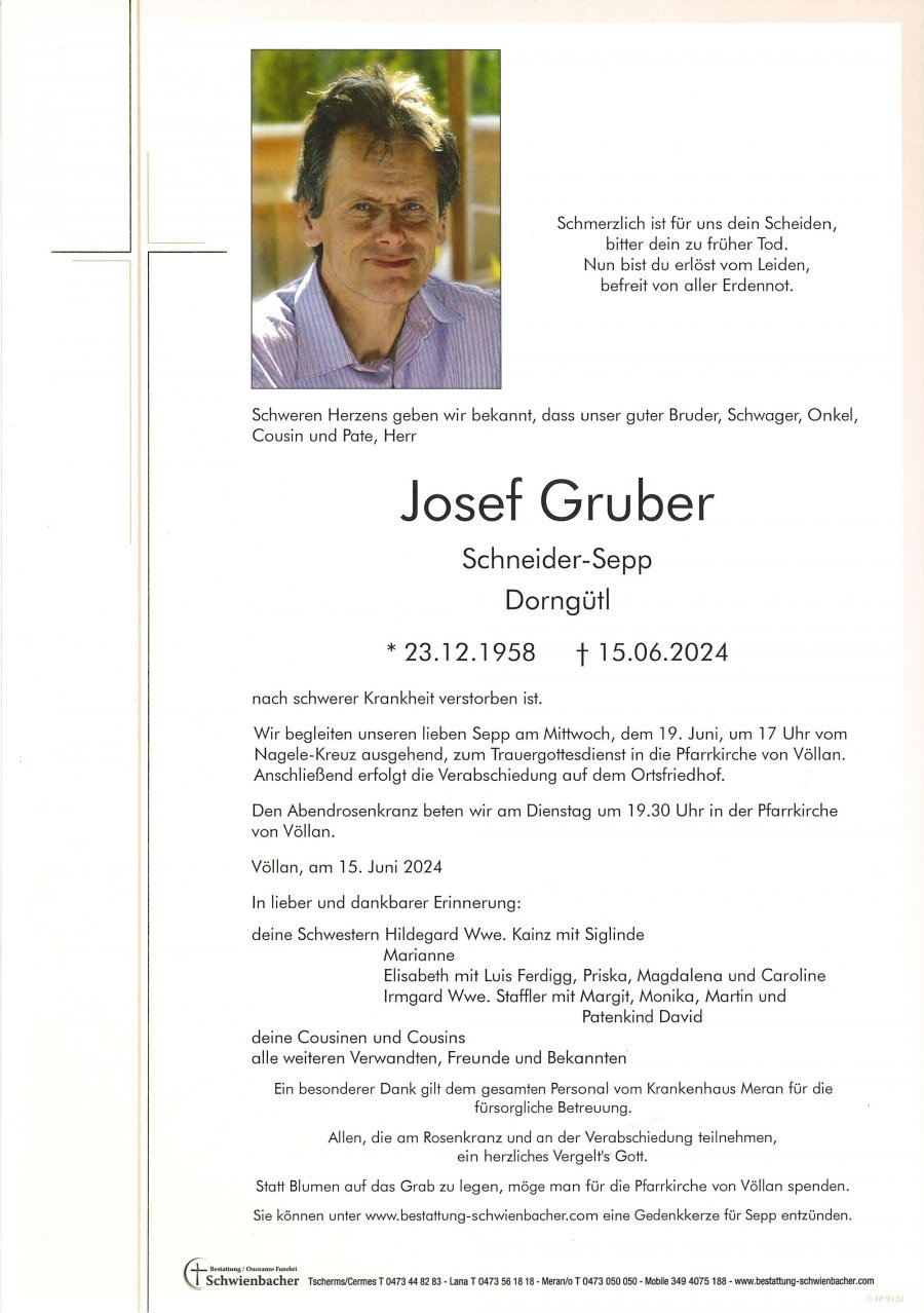 Parte: Josef Gruber