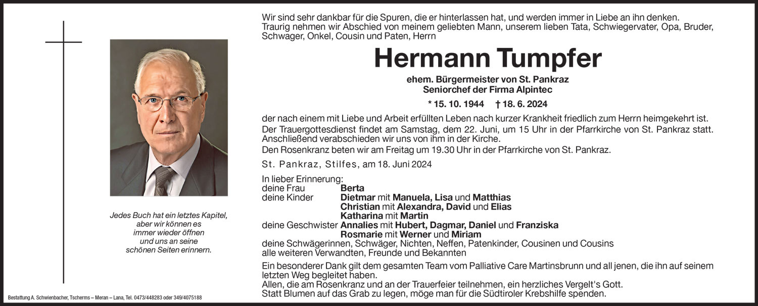 Medien: Hermann Tumpfer