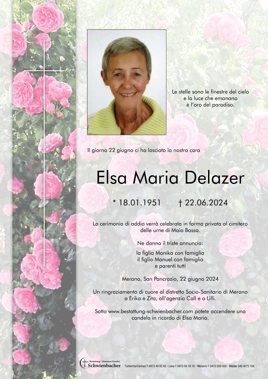 Parte: Elsa Maria Delazer