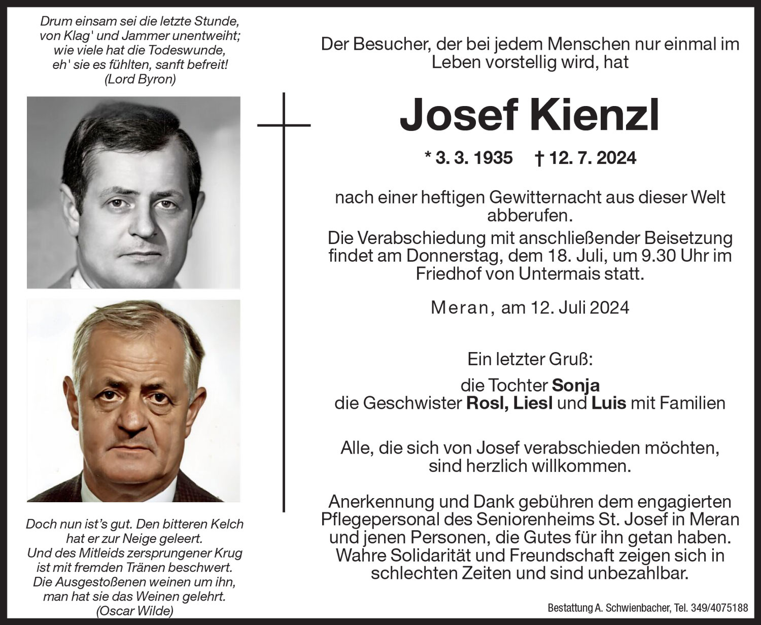 Medien: Josef Kienzl