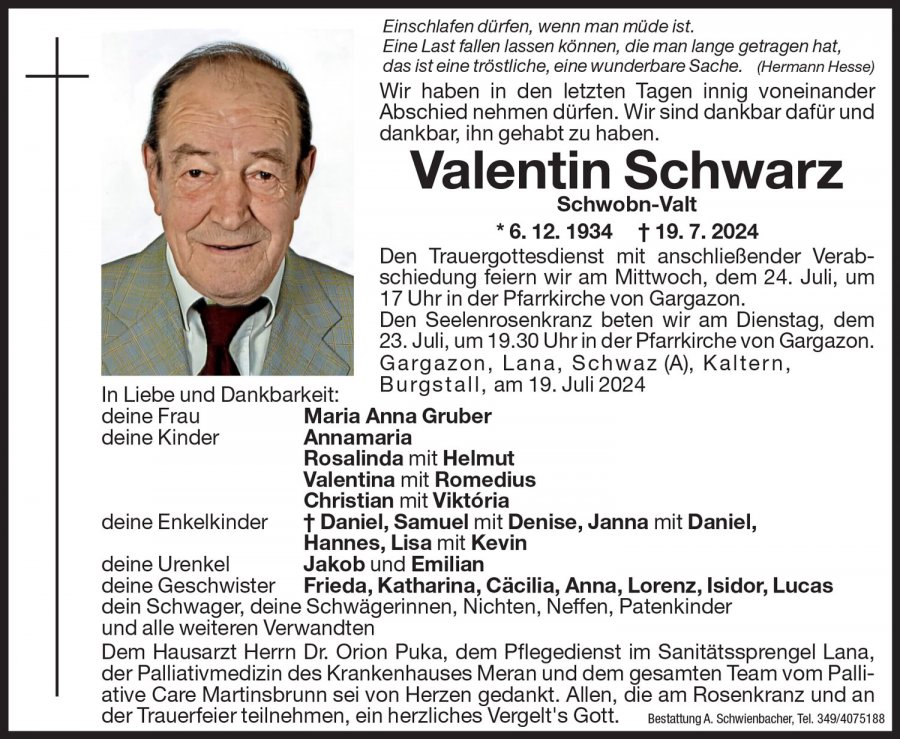 Medien: Valentin Schwarz