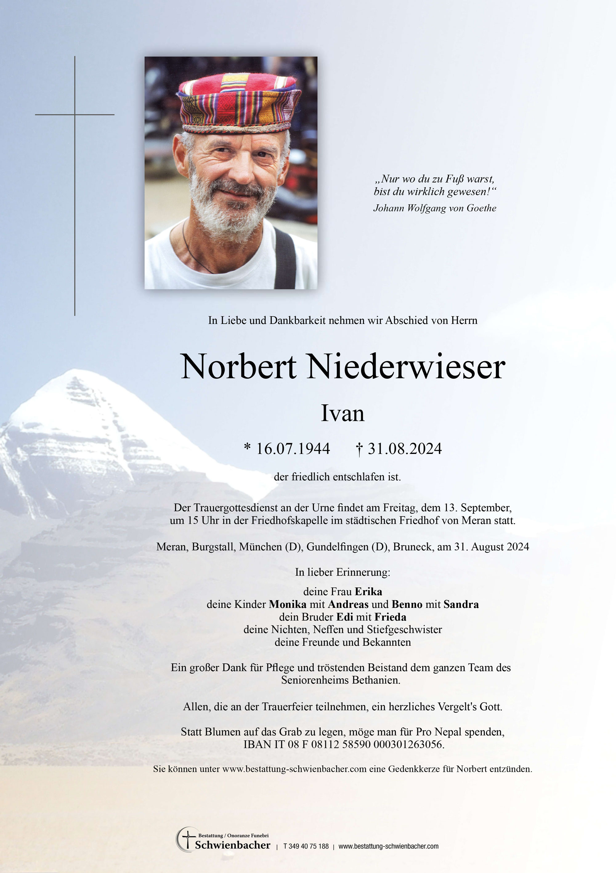 Parte: Norbert Niederwieser 