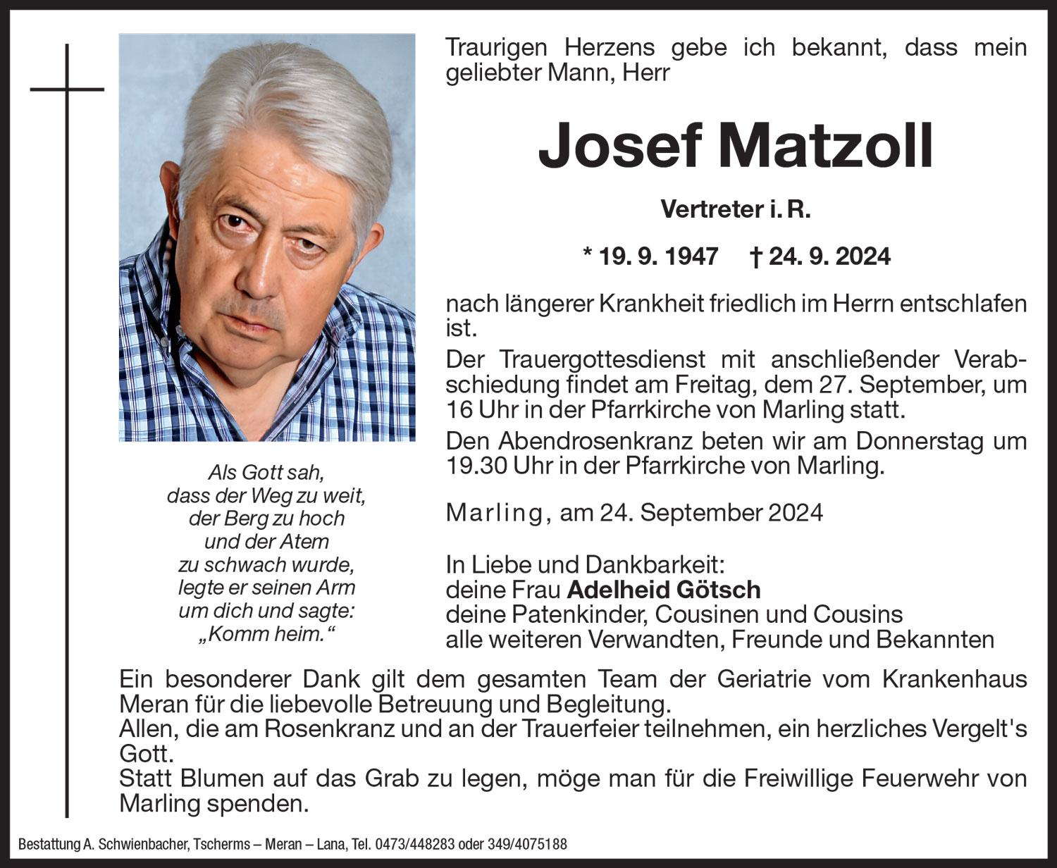 Medien: Josef Matzoll