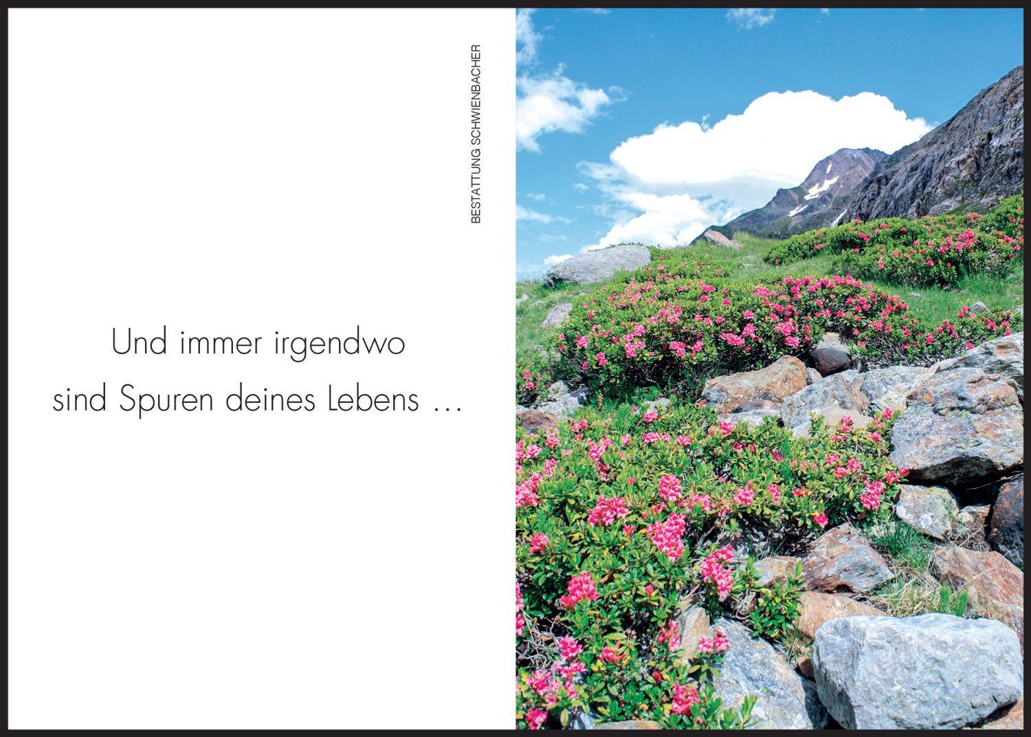 Sterbebild: Verena Durnwalder geb. Avoledo