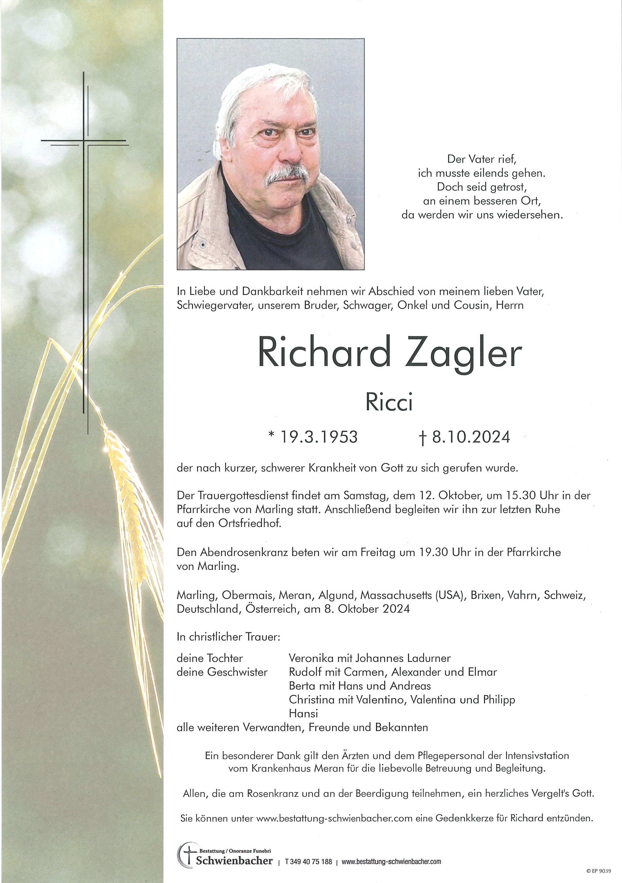 Parte: Richard Zagler 