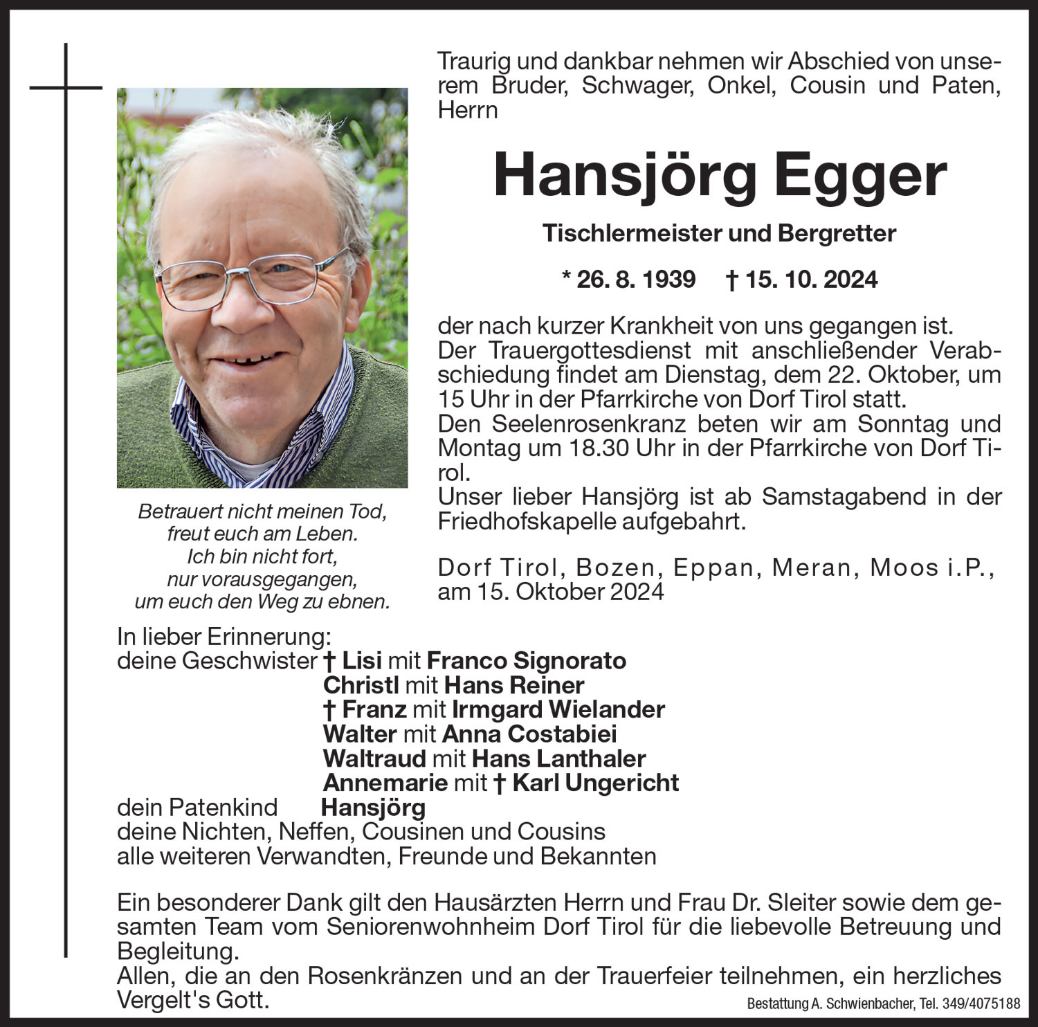 Medien: Hansjörg Egger
