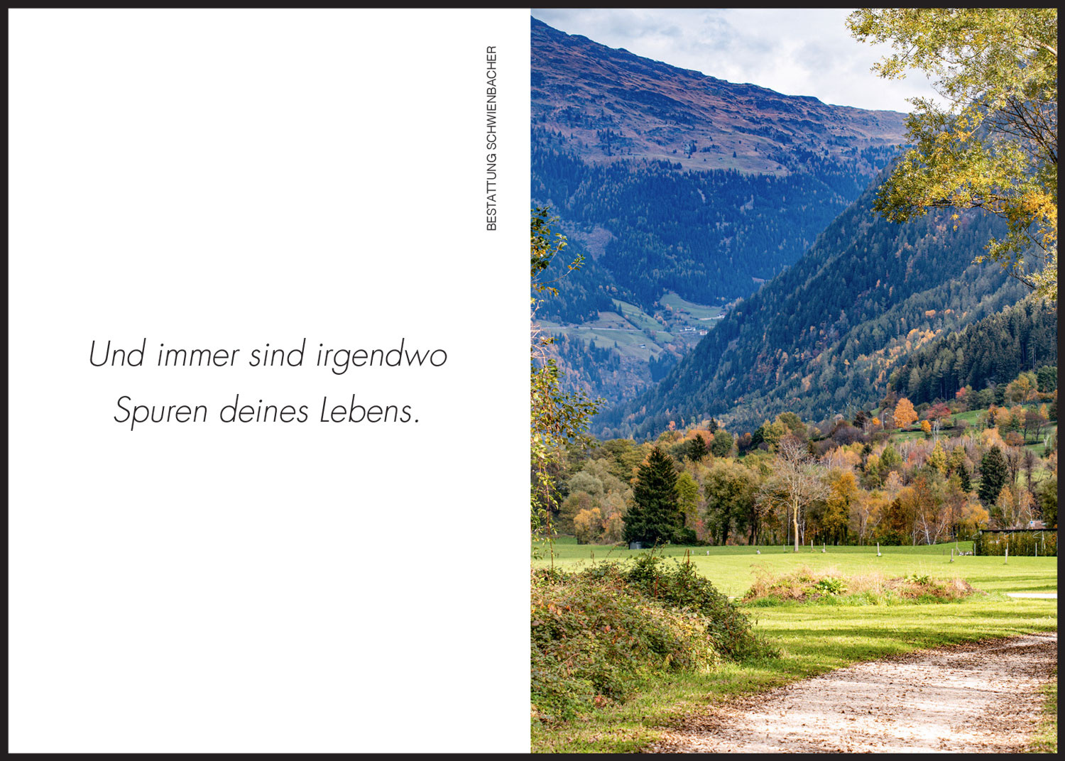 Sterbebild: Agnes Corazza geb. Dissertori