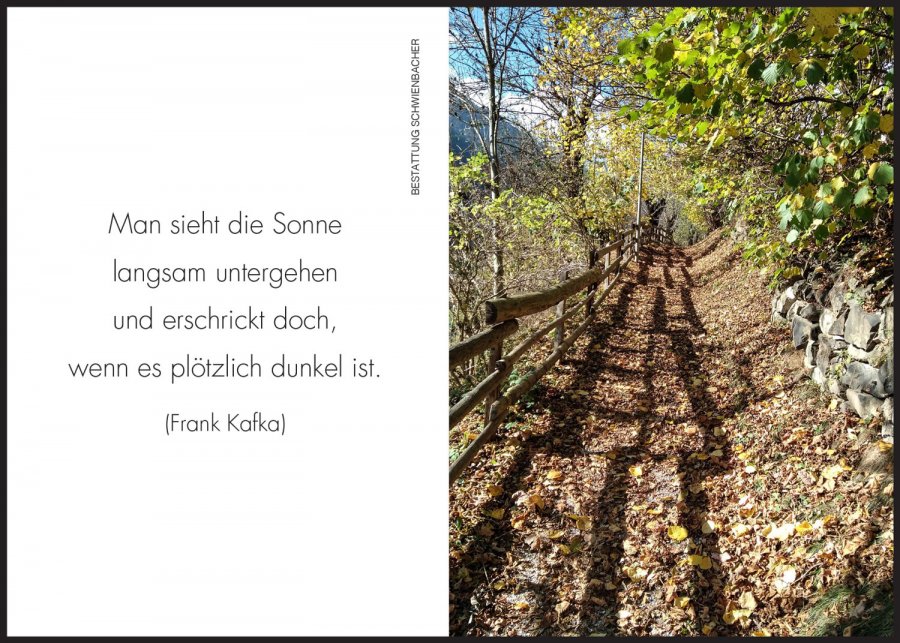 Sterbebild: Johanna Kuen