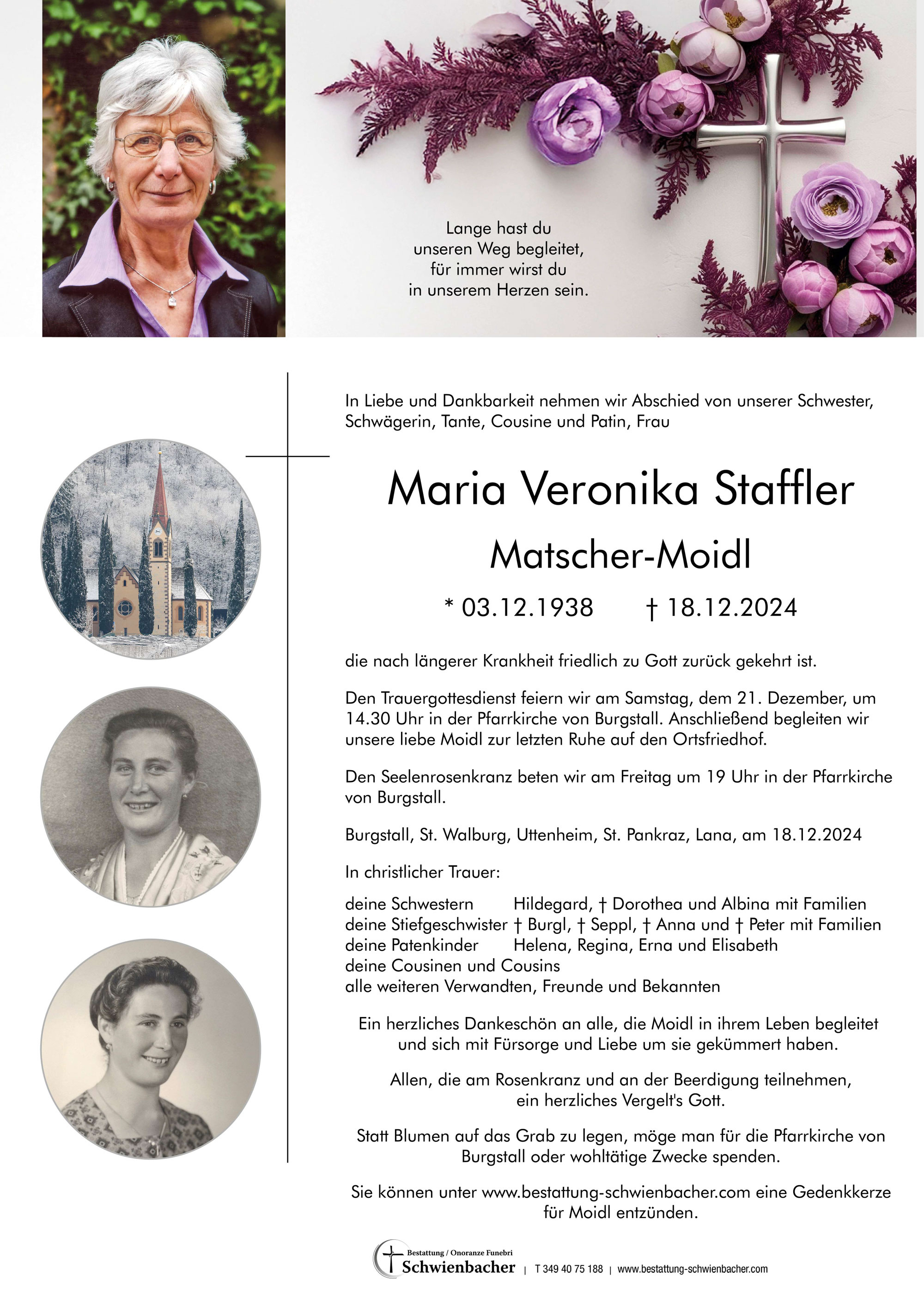 Parte: Maria Veronika Staffler