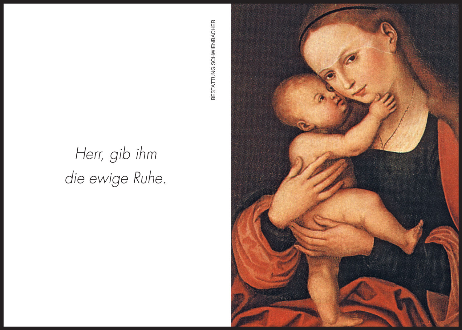 Sterbebild: Josef Gruber