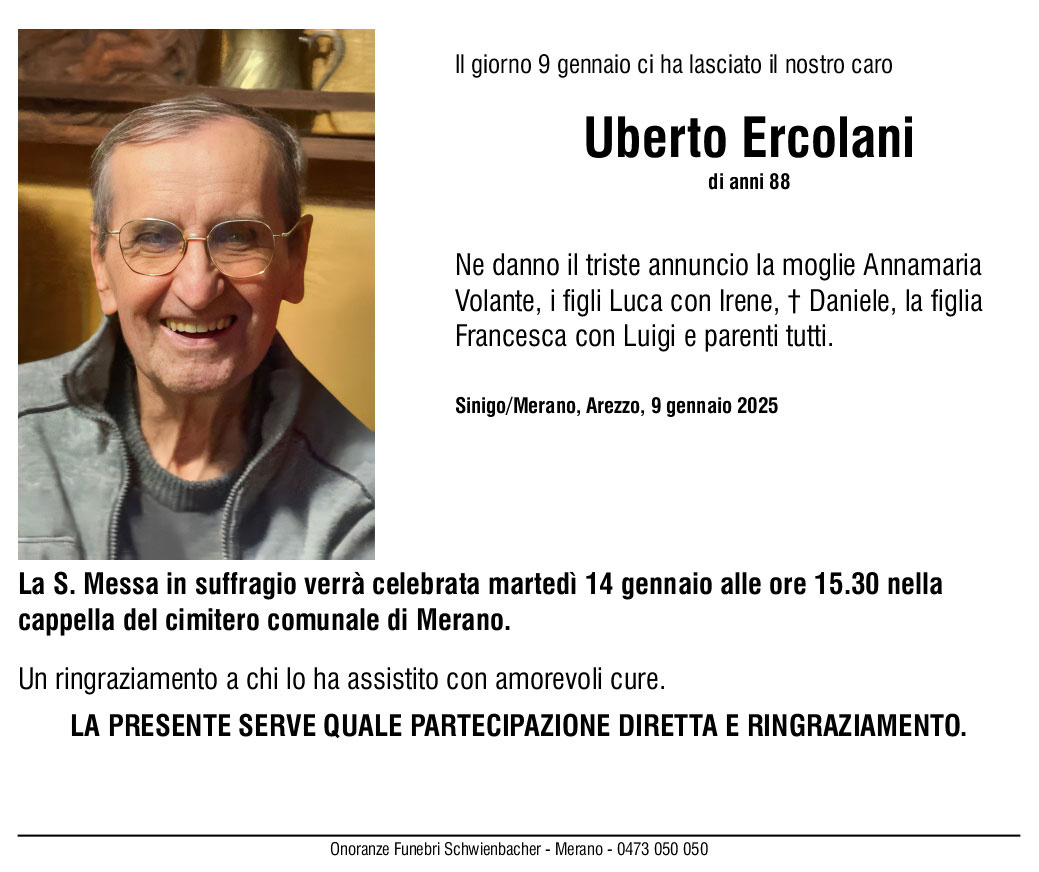 Medien: Uberto Ercolani