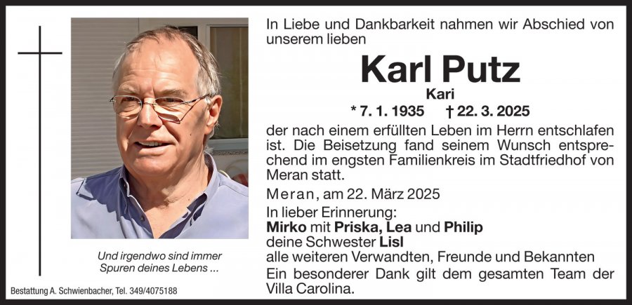 Medien: Karl Putz