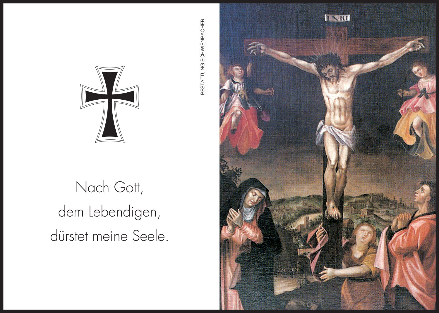 Sterbebild: Sr. Virginia Anna Pfeifer OT