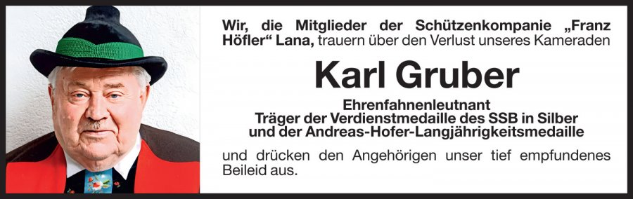 Medien: Karl Gruber