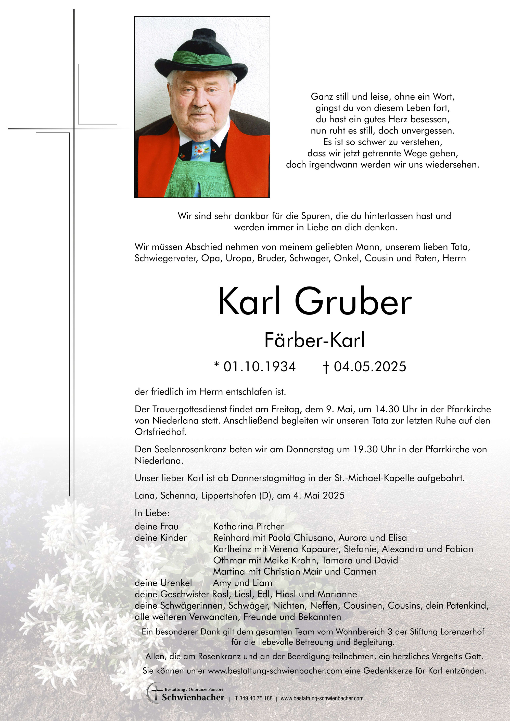 Parte: Karl Gruber 