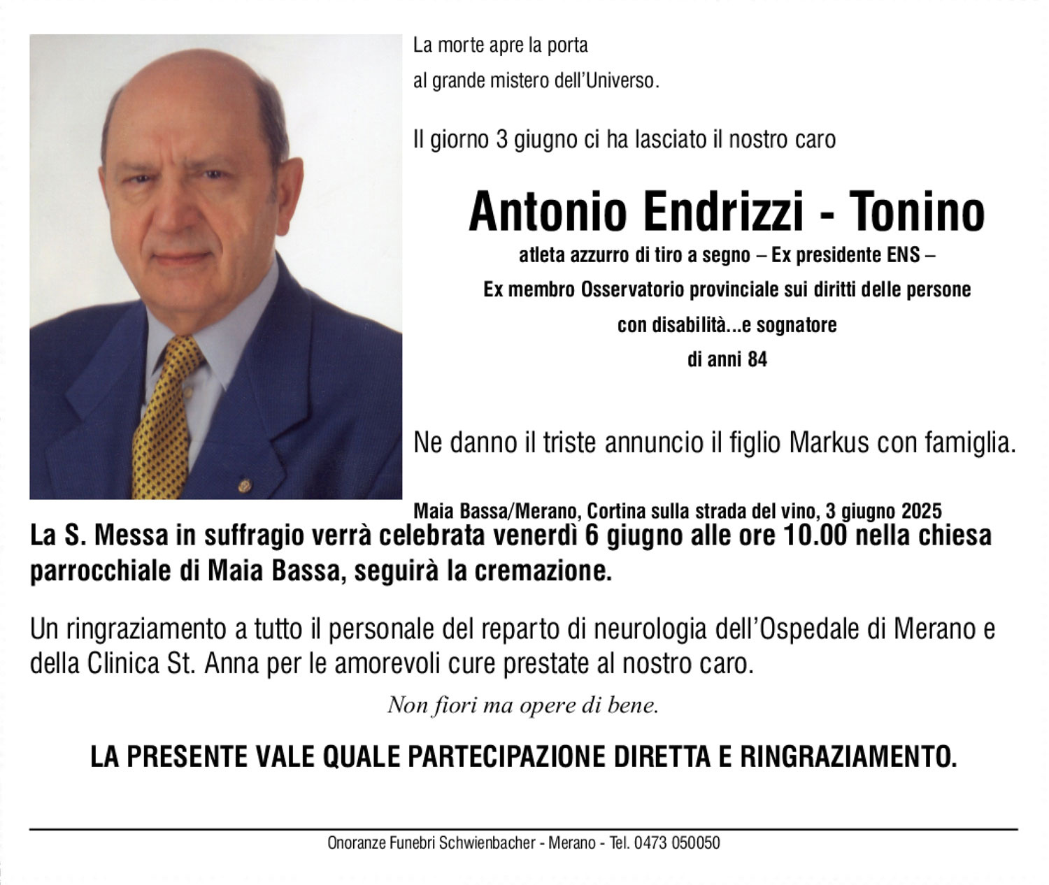 Medien: Antonio Endrizzi