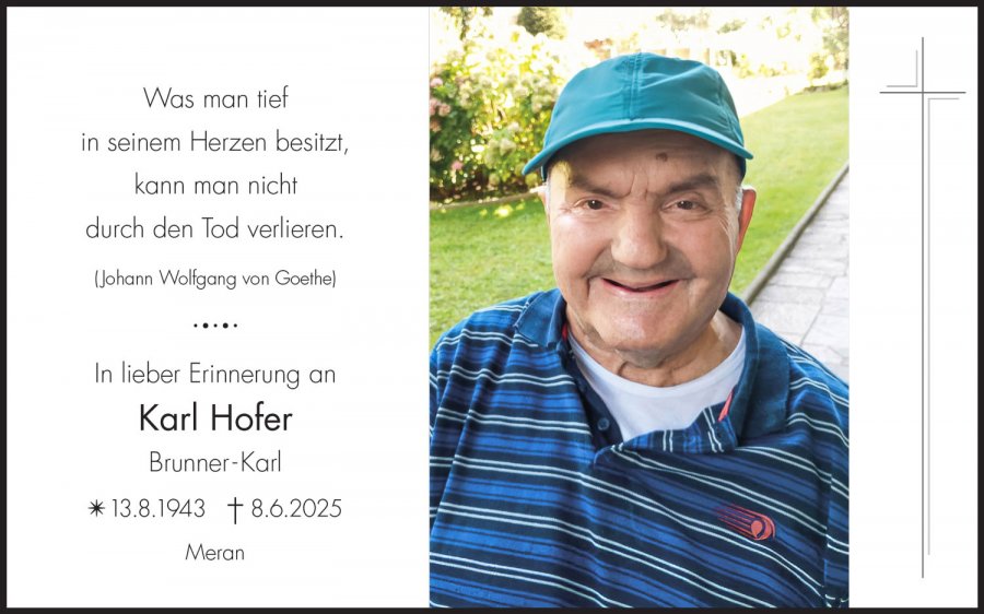 Sterbebild: Karl Hofer