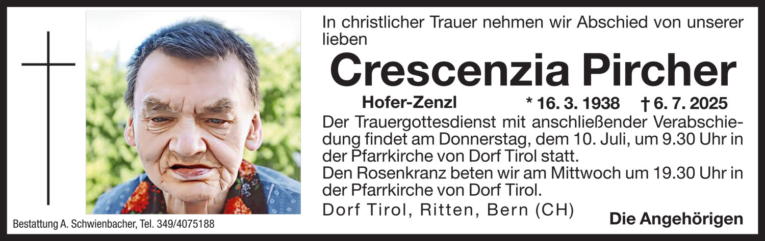 Medien: Crescenzia Pircher