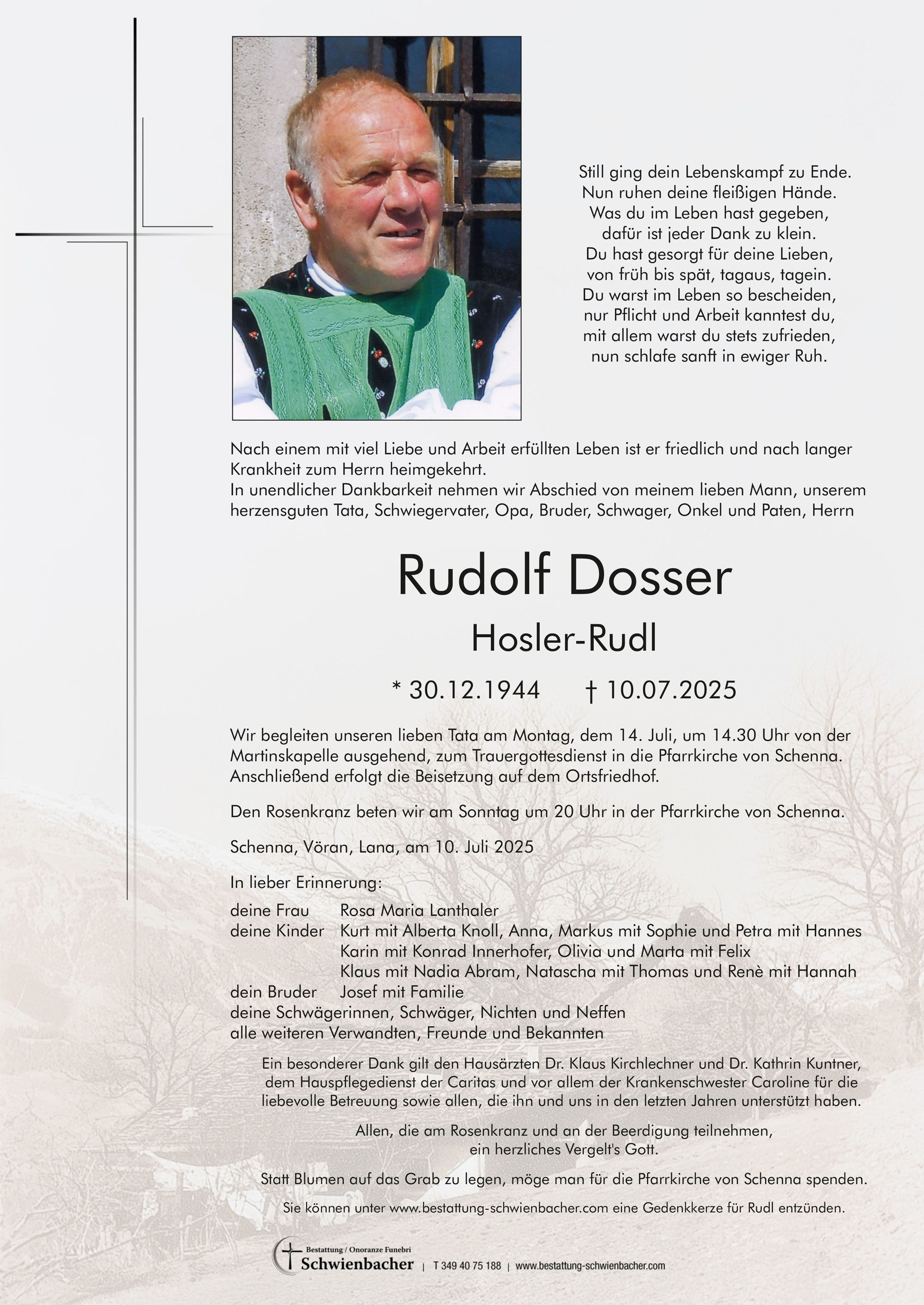 Parte: Rudolf Dosser 