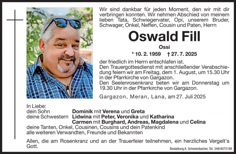 Medien: Oswald Fill