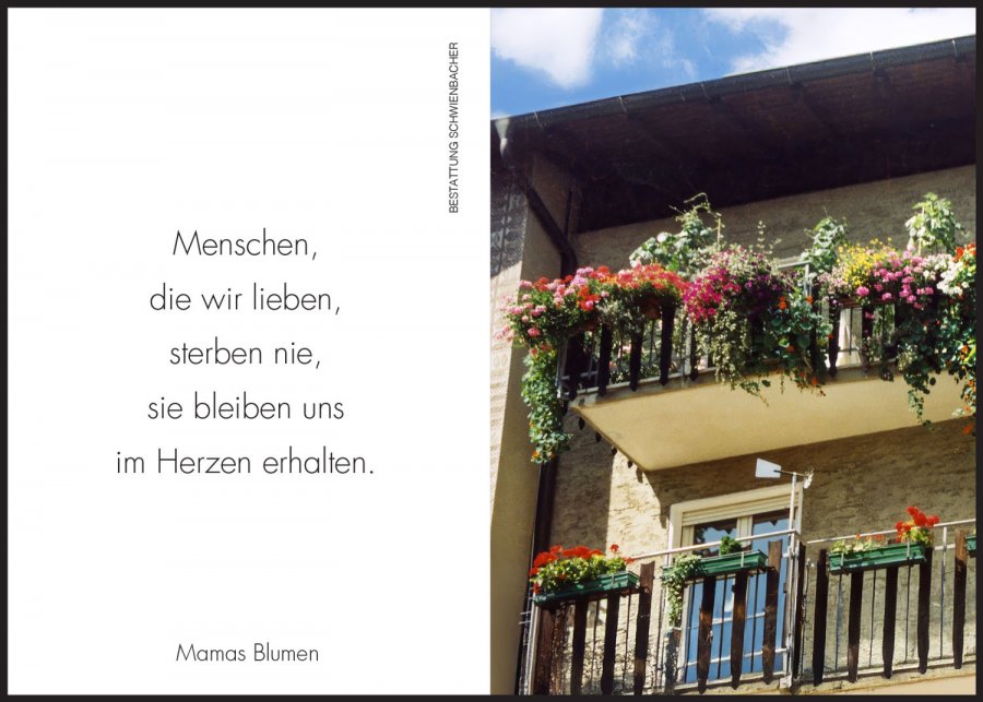 Sterbebild: Hannelore Hopf