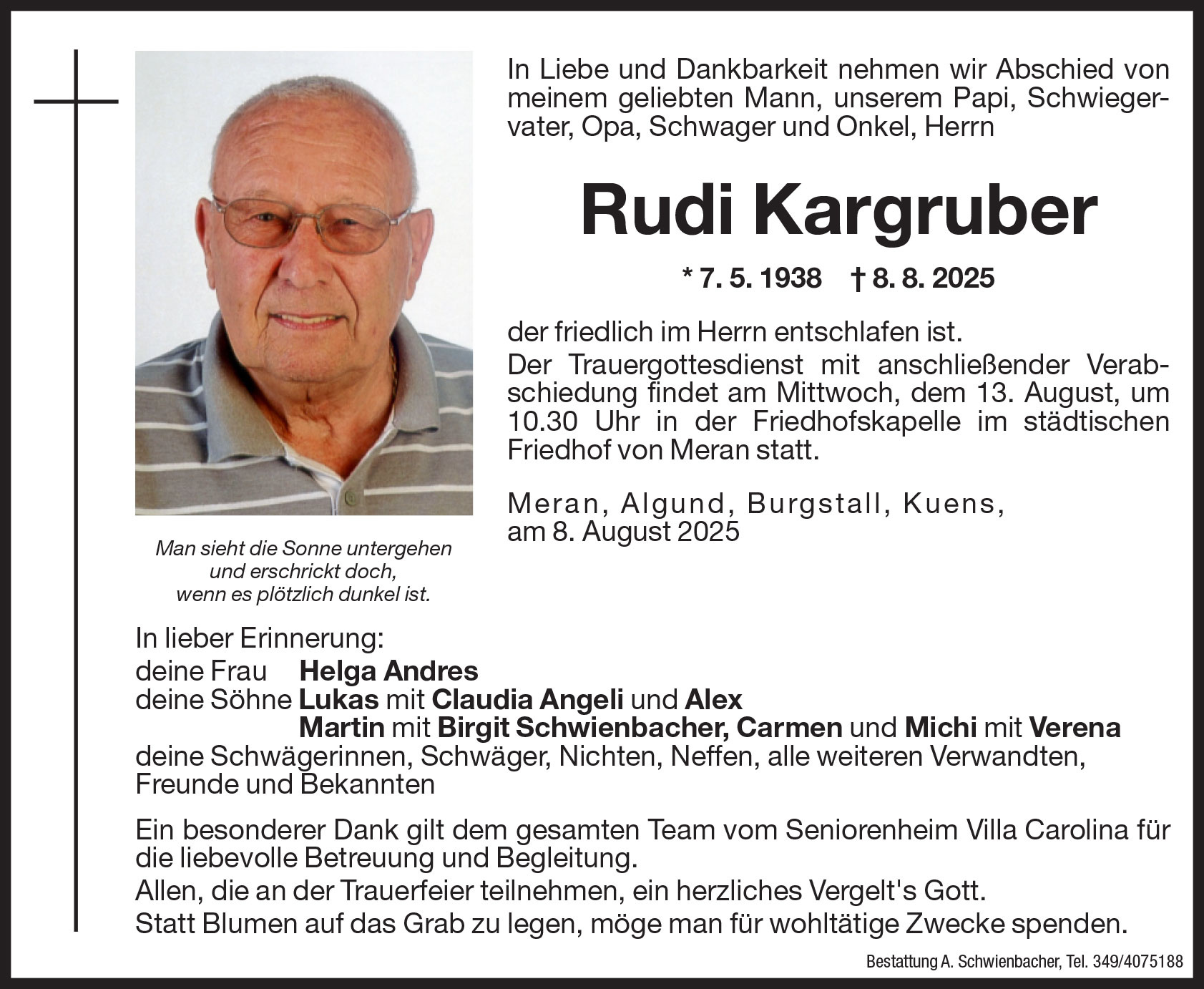 Medien: Rudi Kargruber