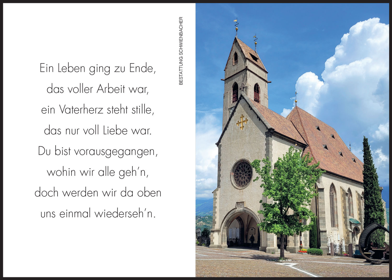 Sterbebild: Josef Matzoll