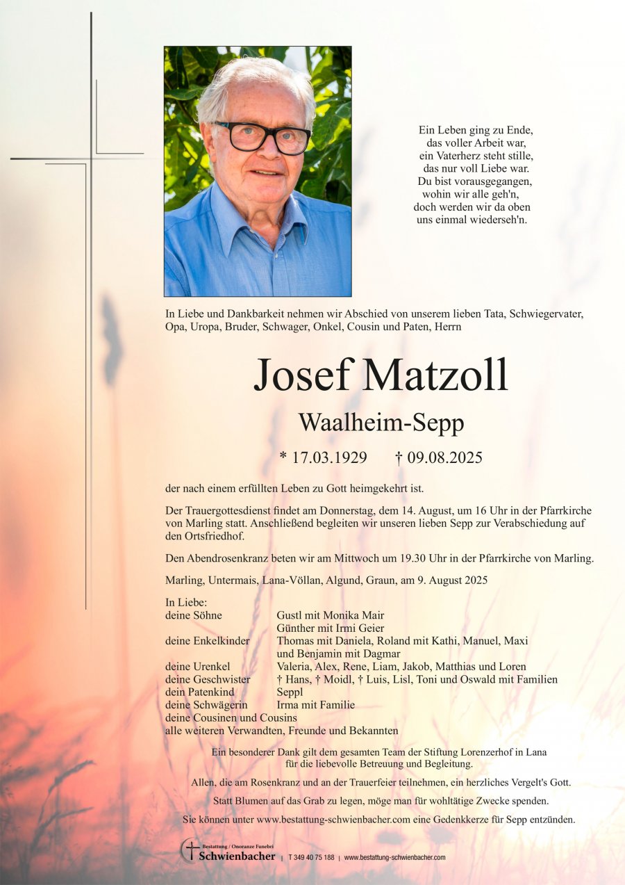Parte: Josef Matzoll
