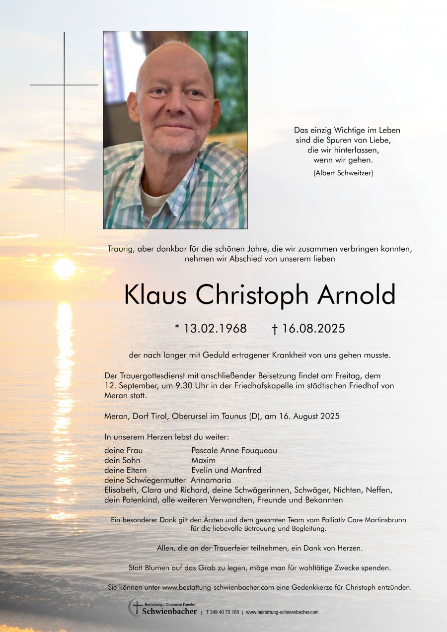 Parte: Klaus Christoph Arnold