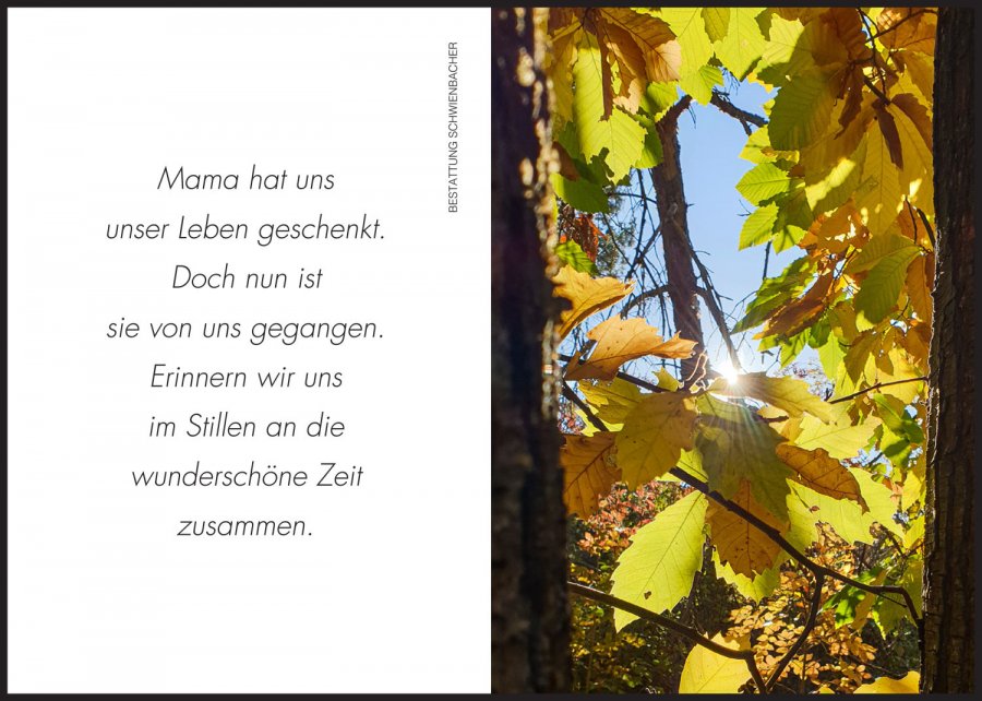 Sterbebild: Anna Bacher geb. Winkler