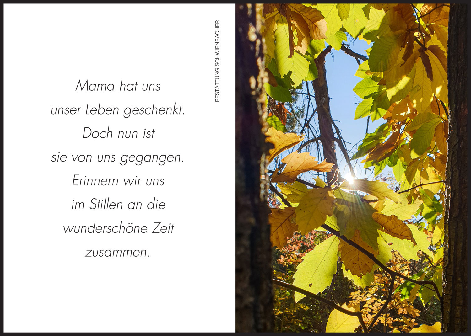 Sterbebild: Anna Bacher geb. Winkler