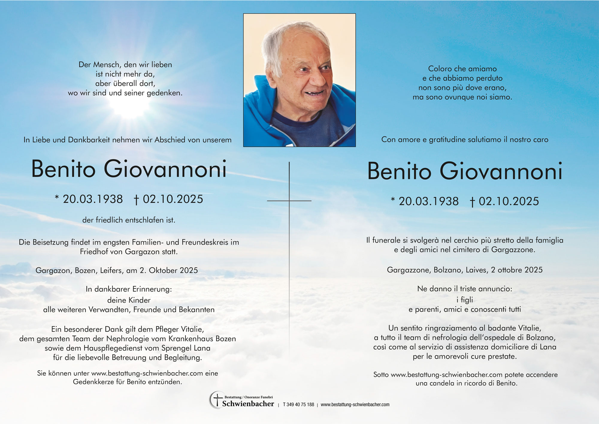 Parte: Benito Giovannoni 